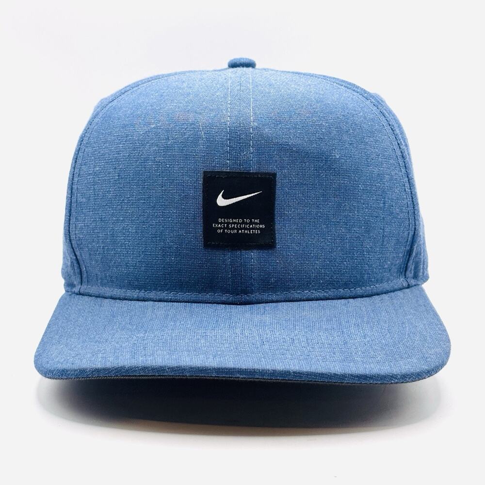 Nike Performance Pro Hat Strapback Cap Dri Fit Blue Engineered Performance